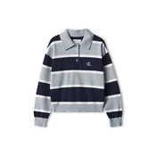 Calvin Klein Jeans Pulover mornarska/pegasto siva/bela