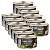 Miamor Feine Filets Naturell piščanec & zelenjavo 12 x 80 g