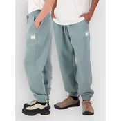Mons Royale Verdant Merino Organic Cotton Sweatpants storm blue