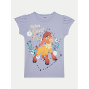 NAME IT Majica 13239531 Vijolična Regular Fit