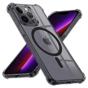 Hibridni ovitek Techsuit Shockproof MagSafe za iPhone 13 Pro - smoke black