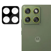 Full body zaštitno staklo za zadnju kameru za zadnjo kamero za Motorola Edge 70 - crn