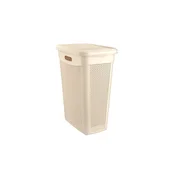 PRAKTYCZNA PLASTIČNA KOŠARA ZA PERILO LAVADO 46X29X55CM 43L KREMASTA