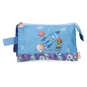 Enso New Friends prazna pernica sa 3 pregrade - Plava ( 98.943.21 )