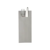 MANK BASIC Žepek za jedilni pribor, 300 kosov, 1/8 pregib, Linclass-Professional, siv