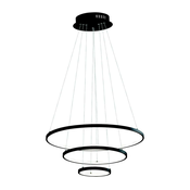 LED Lestenec na vrvici LED/42W/230V 3000K črna