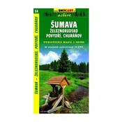 Shocart Šumava / Sumava - Železnorudsko, Povydri, Churanov. Turistična karta 34.
