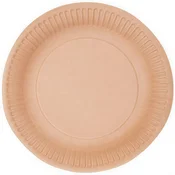 shumee Okrogli kraft papirnati krožniki 18 cm 50 kosov.