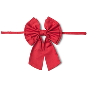 Božična dekoracija BOW TIE, rdeča, bombaž, Humdakin