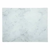 shumee DESKA ZA REZANJE 30x40cm bel MARMOR steklo