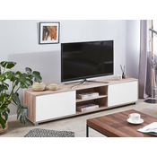 TV-omarica Berwyn 810 Bela, Svetla les, 180x41x41cm