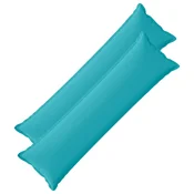 Vidaxl Prevleka za blazino 2 kos HOUTEN Turkizna 40 x 145 cm Poliester
