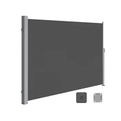 SONGMICS Stranski nadstrešek 200x350 cm siva, (5000248644)