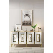Hanah Home Konzola Puma 150, 150x75x32 cm, Bela