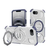 Hibridna maska Carbon Shield Pro za iPhone 16e - blue transparent