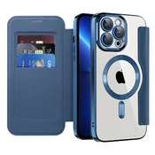 Etui SmartMag Book z Magsafe tehnologijo in RFID denarnico za iPhone 13 Pro Max - blue