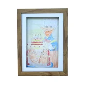 Ramka Frames Factory na rysunki A4 21x29.7 cm naturalna 1 szt.