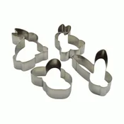 4-delni set modelčkov za piškote 52499