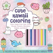 Rayher. Knjiga & Ustvarjalni set Cute Kawaii Coloring