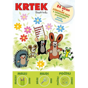 Pobarvanka A4 knjiga Krtek + nalepke