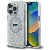 Ovitek Ovitek Karl Lagerfeld IML Karl Head Logo MagSafe za iPhone 16 Pro siv (KLHMP16XHMKBKHG)