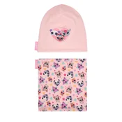 Komplet kapa in bandana LITTLEST PET SHOP CEO-ACCCS-AW25-320LPS Roza