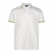 CMP MAN POLO, muška polo majica za planinarenje, bijela 34D5987