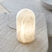 Beacon Lighting Namizna svetilka Beacon Panton, bel alabastrski kamen, višina 17,5 cm - Dnevna soba/jedilnica - alabaster