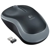 Miš usb 3tipke optički bežični m185 logitech sivo/crni blister