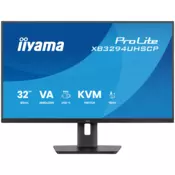 Iiyama PROLITE XB3294UHSCP-B1 LED monitor 31.5 3840 x 2160 4K 60 Hz VA 400 cd 3000 2 ms HDMI DP USB-C SPEAKERS BLACK - XB3294UHSCP-B1