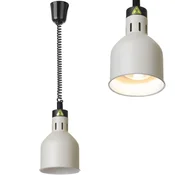 Hendi Cilindrična viseča svetilka za gretje hrane, premer 175 mm, 250 W - bela