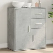 Vidaxl vidaXL Omarica betonsko siva 60x31x70 cm material na osnovi lesa