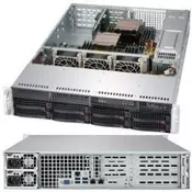 Supermicro CSE-825TQC-R802WB Black 2U SC825TQC SAS3 WIO Chassis w/ Red. 800W PWS