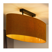 Duolla - Plafonski luster OVAL 2xE27/15W/230V braon