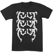 The Cult Repeating Logo Black M Majica