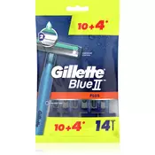 Gillette Blue II Plus brivniki za enkratno uporabo 14 kos