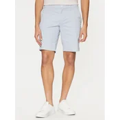 Calvin Klein Kratke hlače iz tkanine Modern Twill K10K114063 Modra Slim Fit