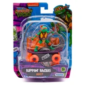 Nindža Kornjace Rippin Racers Mikelandelo figura sa rip-kord skejtom i rampom