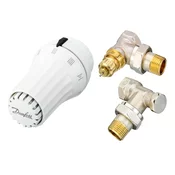 Ventil radijatorski termostatski set Danfoss, RAE + RA-FN + RLV-S, 1/2, kutni, trodijelni