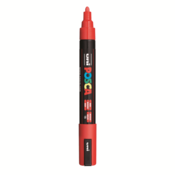 UNI Marker Uni PC-5M POSCA, Rdeča
