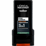 Loreal Paris Men Expert Pure Carbon 5in1 gel za prhanje 300 ml za moške