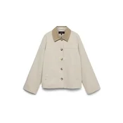 VERO MODA Prehodna jakna VMChelsea Poppy kremna
