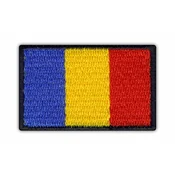 shumee Našitek zastave Čada - magnetna podlaga - vezen našitek/značka/emblem