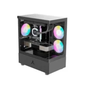 Spire Cubic Gaming Case, 3xRGBTempered Glass, VGA: 350mmTempered Glass, VGA: 350mm