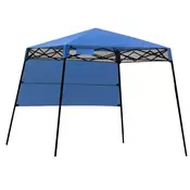 Northix Prenosni vrtni paviljonski šotor z vrečko, 181x181x210 cm, moder z UV zaščito