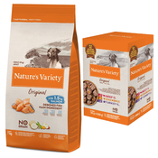 NATURES VARIETY Suva hrana sa ukusom lososa za odrasle pse Original GF Mini Adult 7kg
