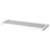 KOMPLEMENT Izvlacni umetak s podlogom za fioku, bela/svetlosiva, 100x35 cm
