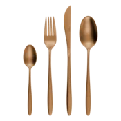 Set pribora 16 kos — Vivo PVD rožnato zlata mat - 140302