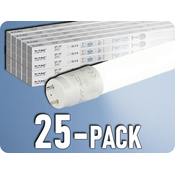 V-TAC T8 LED cev 9W, 850lm, G13, 60cm, plastika/25-PACK! Farba svetla: Hladna bela