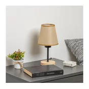 Brilagi - Stona lampa NUBILA WOOD 1xE27/25W/230V hrast/svetlo braon